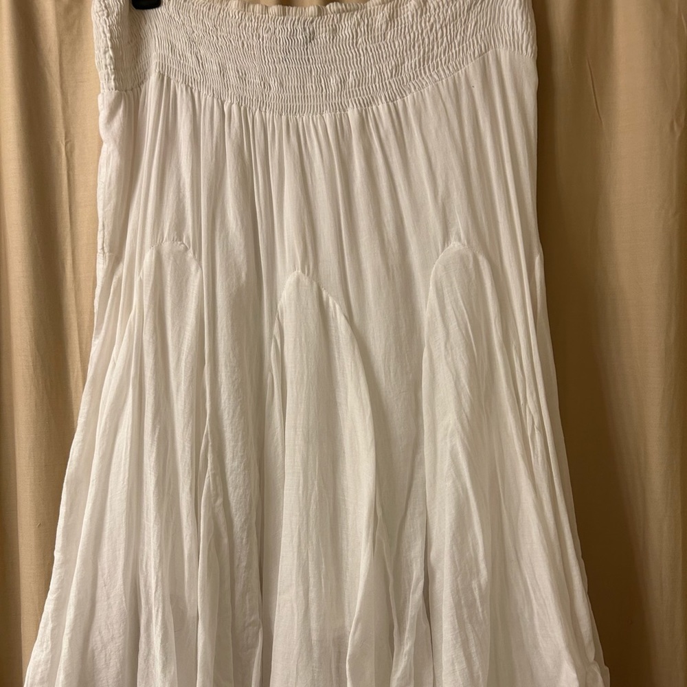 Lined peasant skirt